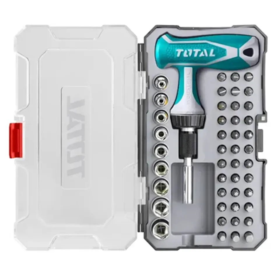 Juego Puntas Destornillador 47 Piezas Total Tacsd30476 1