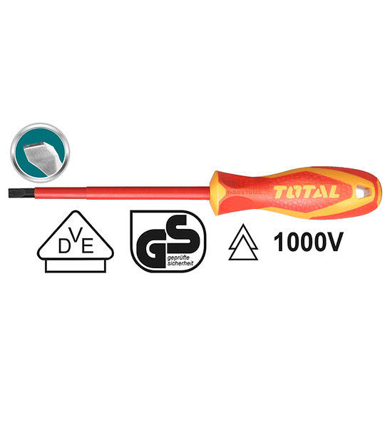 Destornillador Paleta Aislado Sl5.5 125mm Total Thtis5125 - 