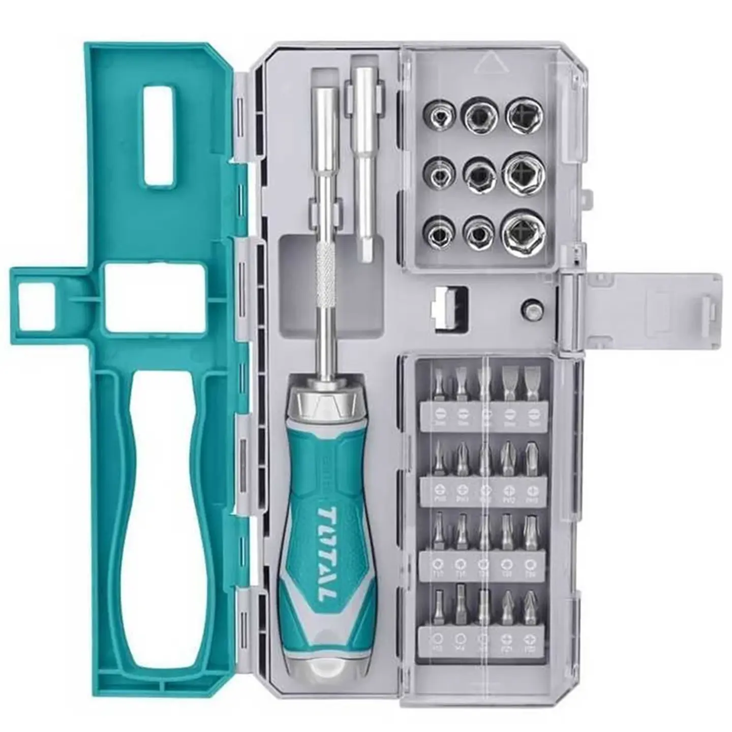 Kit Set Juego Destornillador 33 Piezas Total Tacsd30336 1