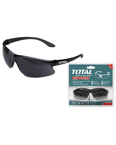 Lentes Gafas Antiparras Oscuras De Seguridad Total Tsp307