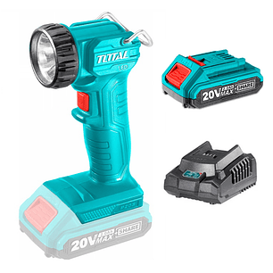 Linterna Led 20v Bateria + Cargador Total Twli202322