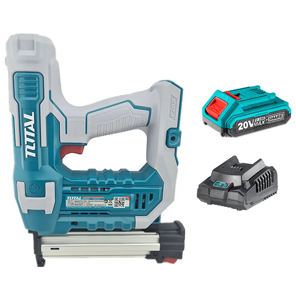 Pistola Clavadora 15-35mm 20v Bateria + Cargador Total TCBNLI3505 1