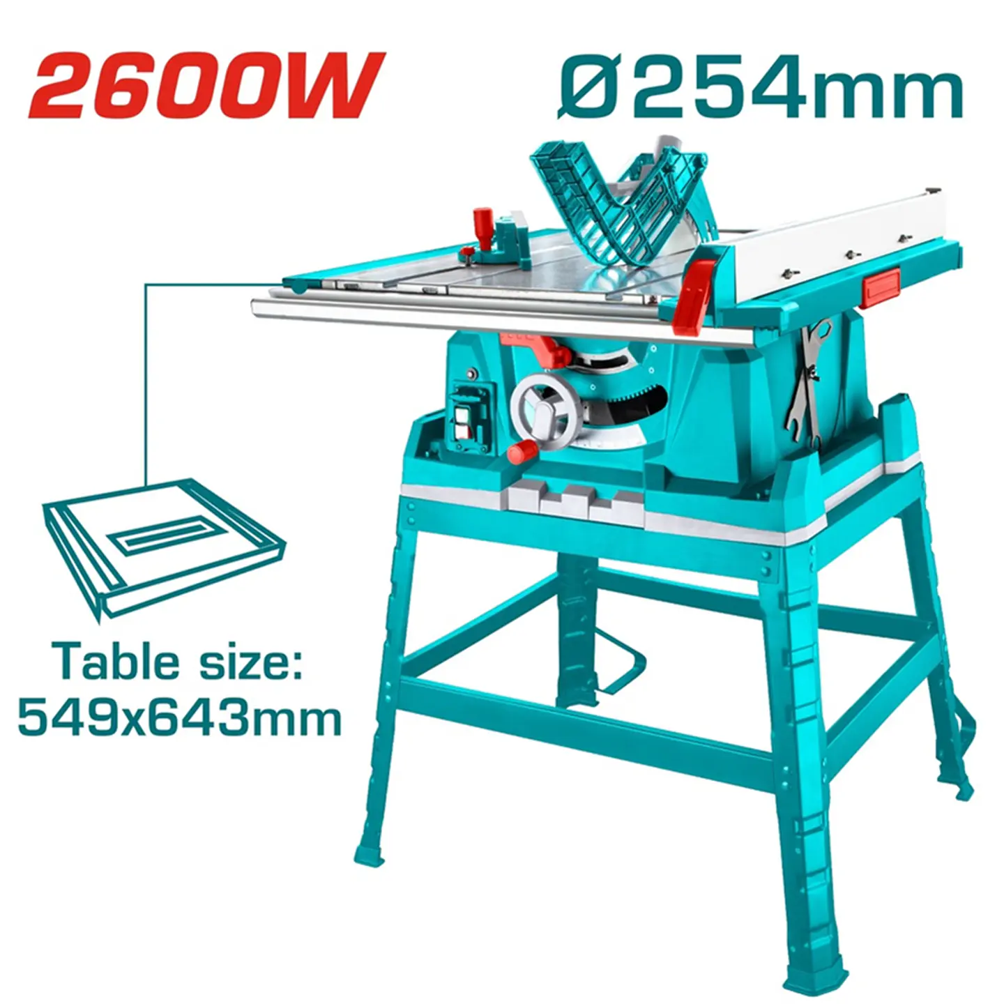 Sierra De Banco 10 2600w Total Ts526043 2