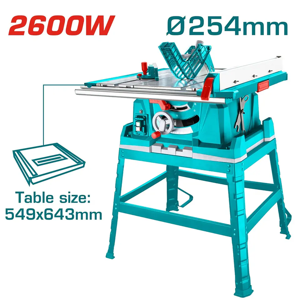 Sierra De Banco 10 2600w Total Ts526043 2