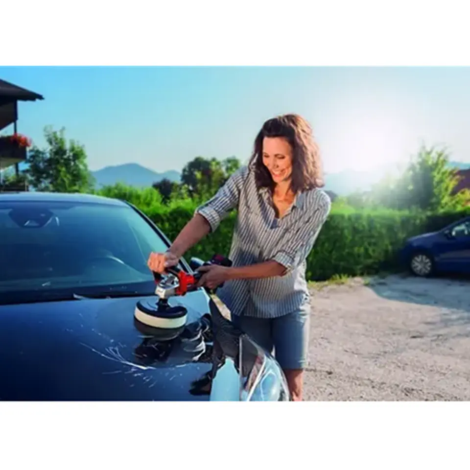 Pulidora 18v 7 Pulg 180mm Bateria + Cargador Einhell 2093320 4