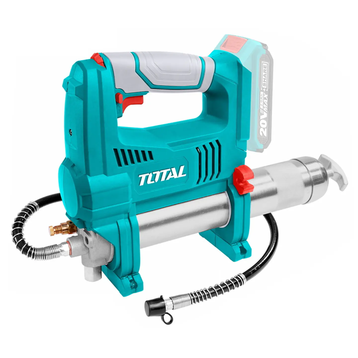 Pistola Engrasadora Inalámbrica 20v Total Tggli2010 1