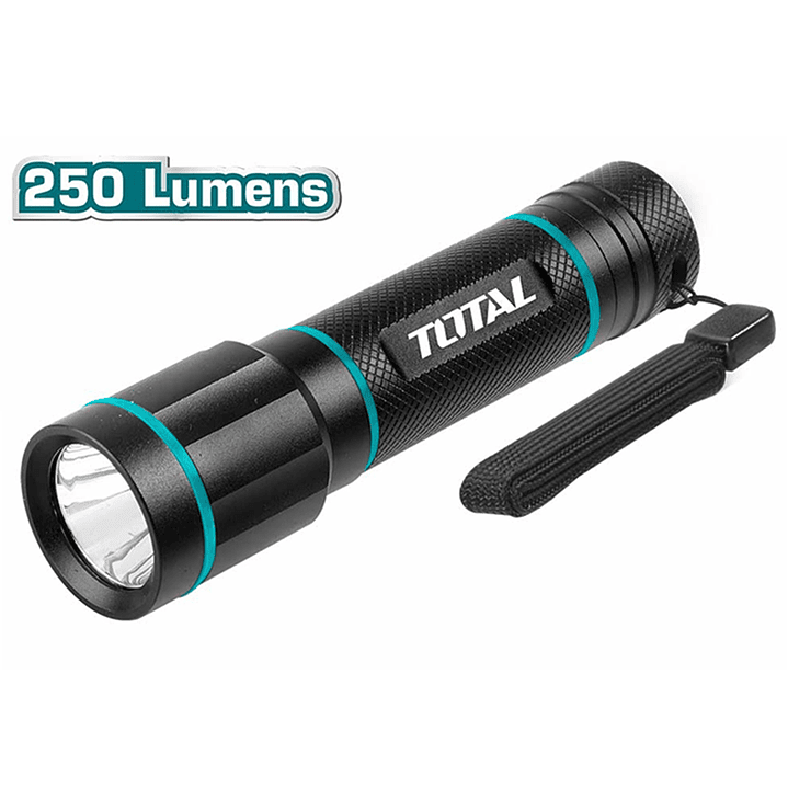 Linterna De Mano Tactica Led Total Tfl013aaa58 2