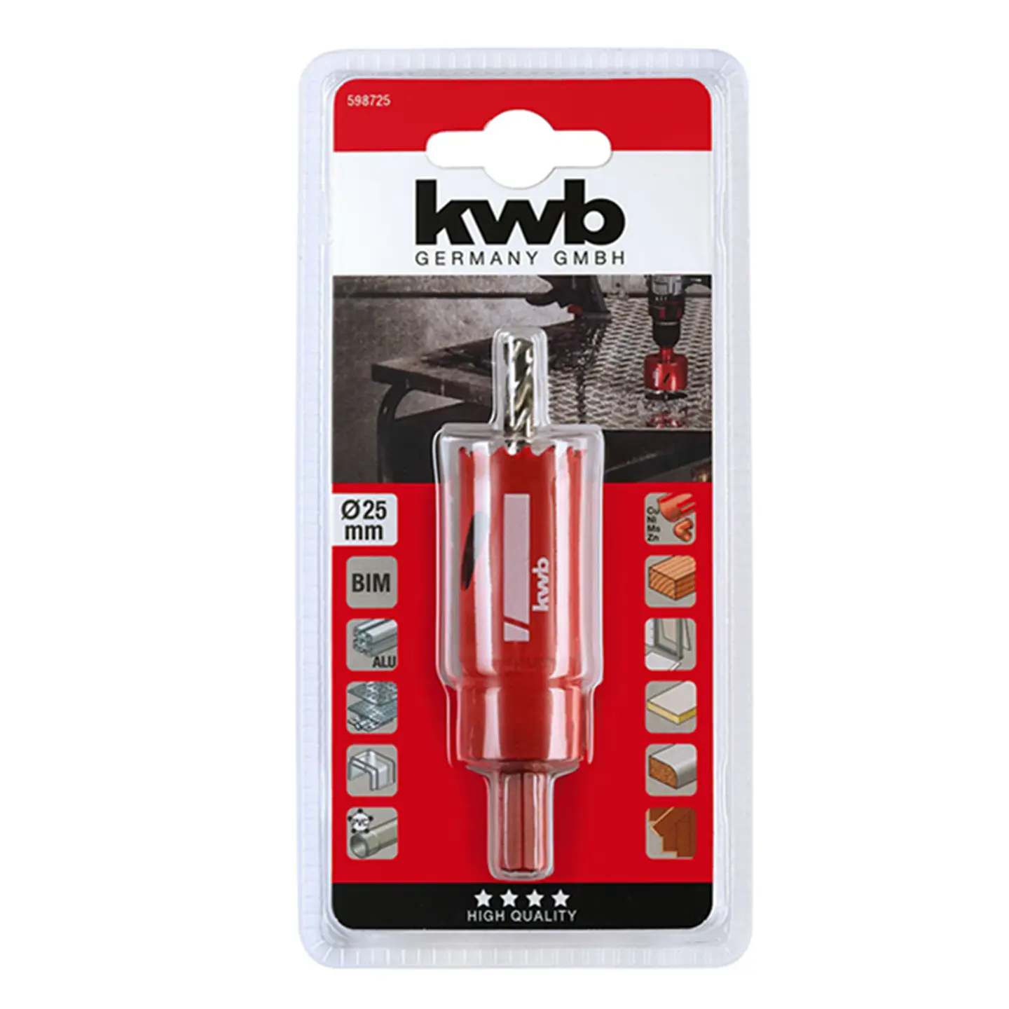 Sierra Copa Bi-metal 25mm Kwb 598725 2