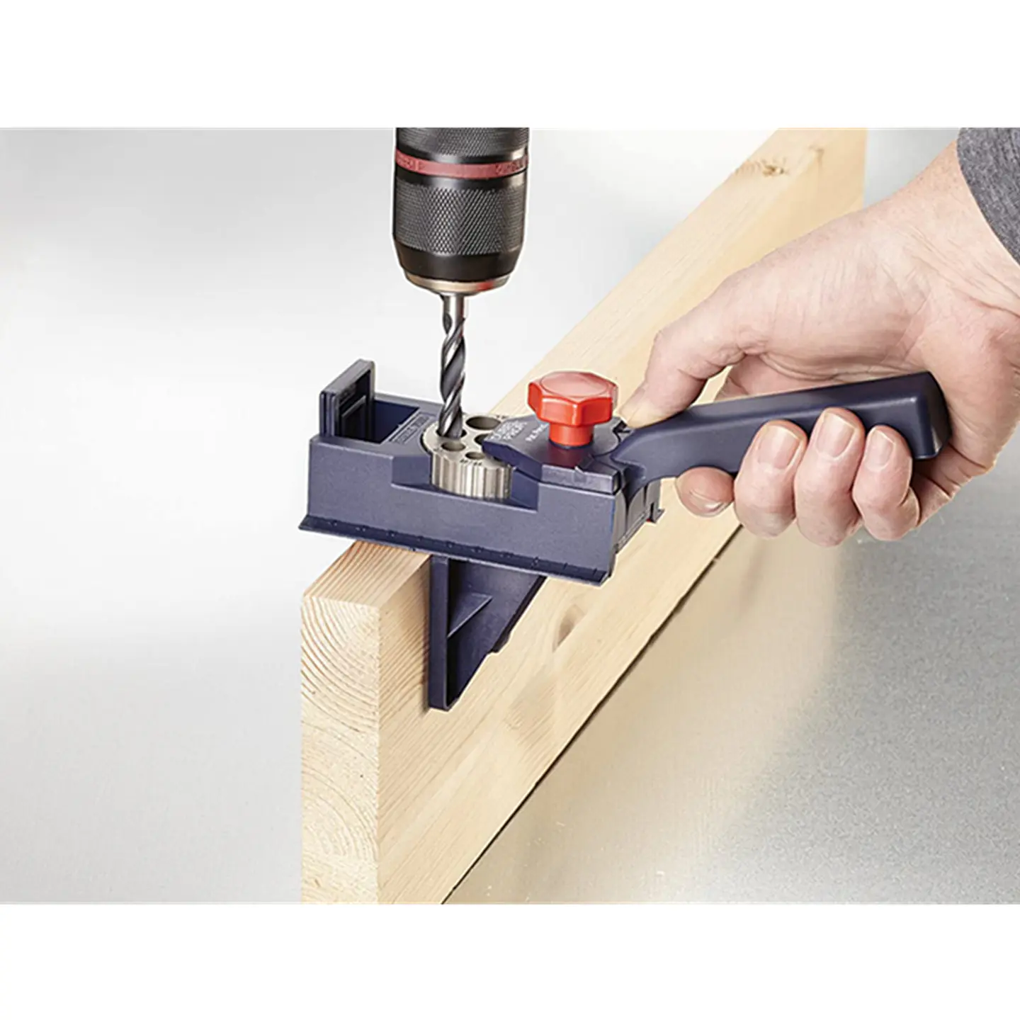 Set Guia Plantilla P/ Tarugos Madera Carpintería + Acc Kwb 3