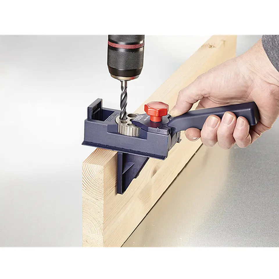 Set Guia Plantilla P/ Tarugos Madera Carpintería + Acc Kwb 3