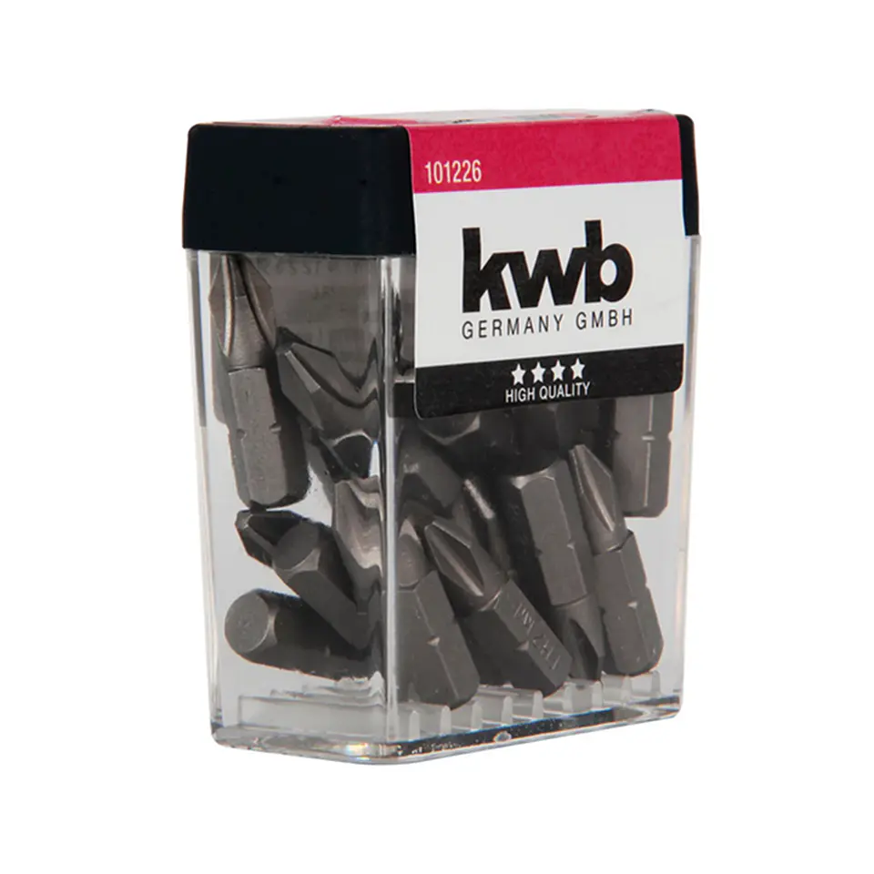 Set Juego De Puntas P/ Atornillador Ph2 Phillips 25 Unds Kwb 3