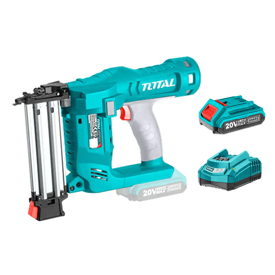 Pistola Clavadora Inalámbrica 15-50mm 20v Bat+ Carg Total 1