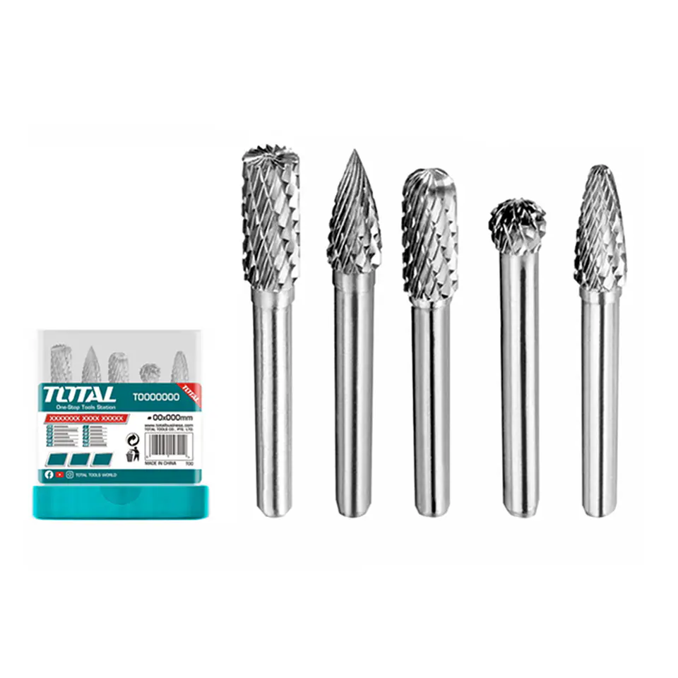 Limas Rotativas Fresa Broca P/ Rectificadora 5 Piezas Total 2