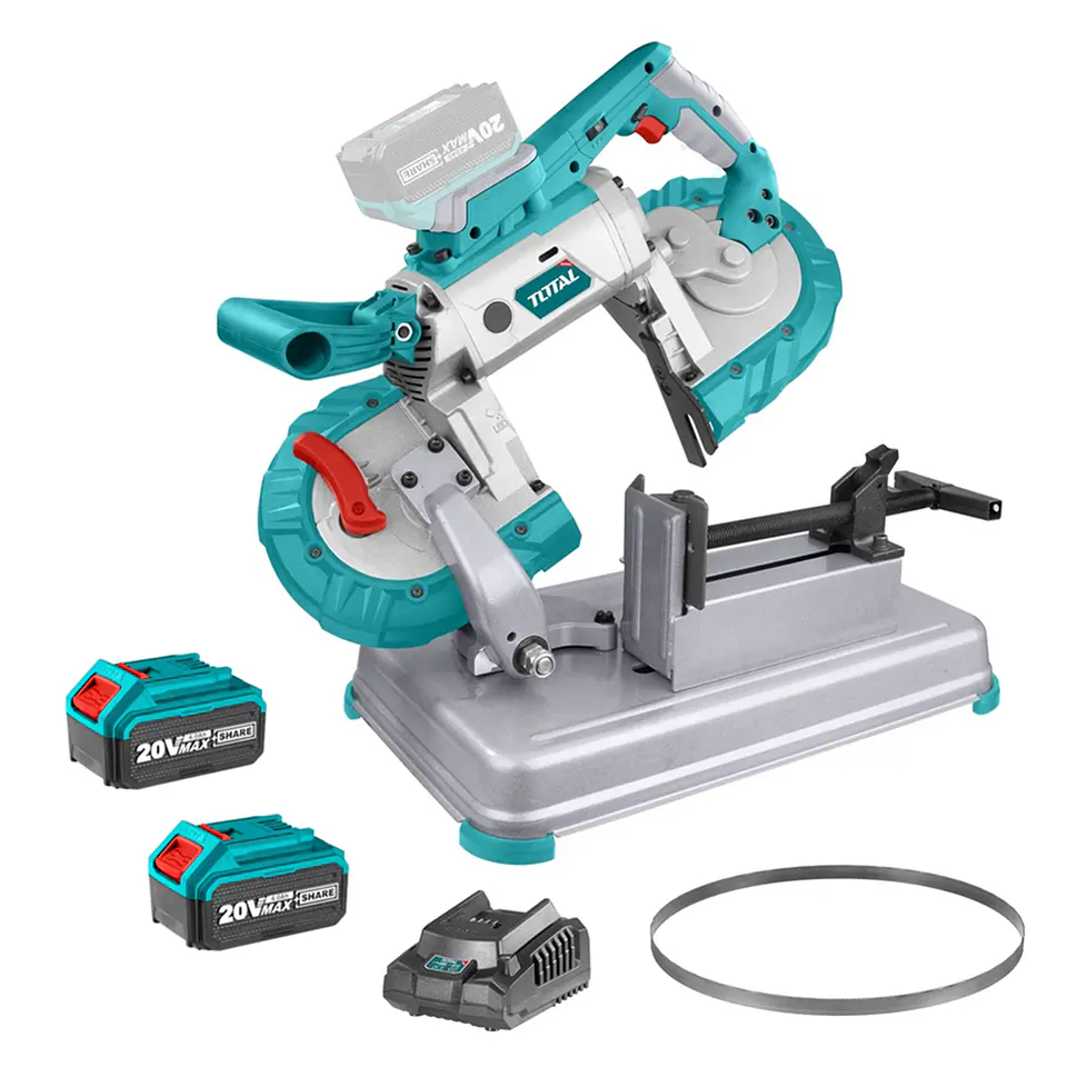 Sierra De Banda Inalambrica 20v Bateria + Cargador Total 1