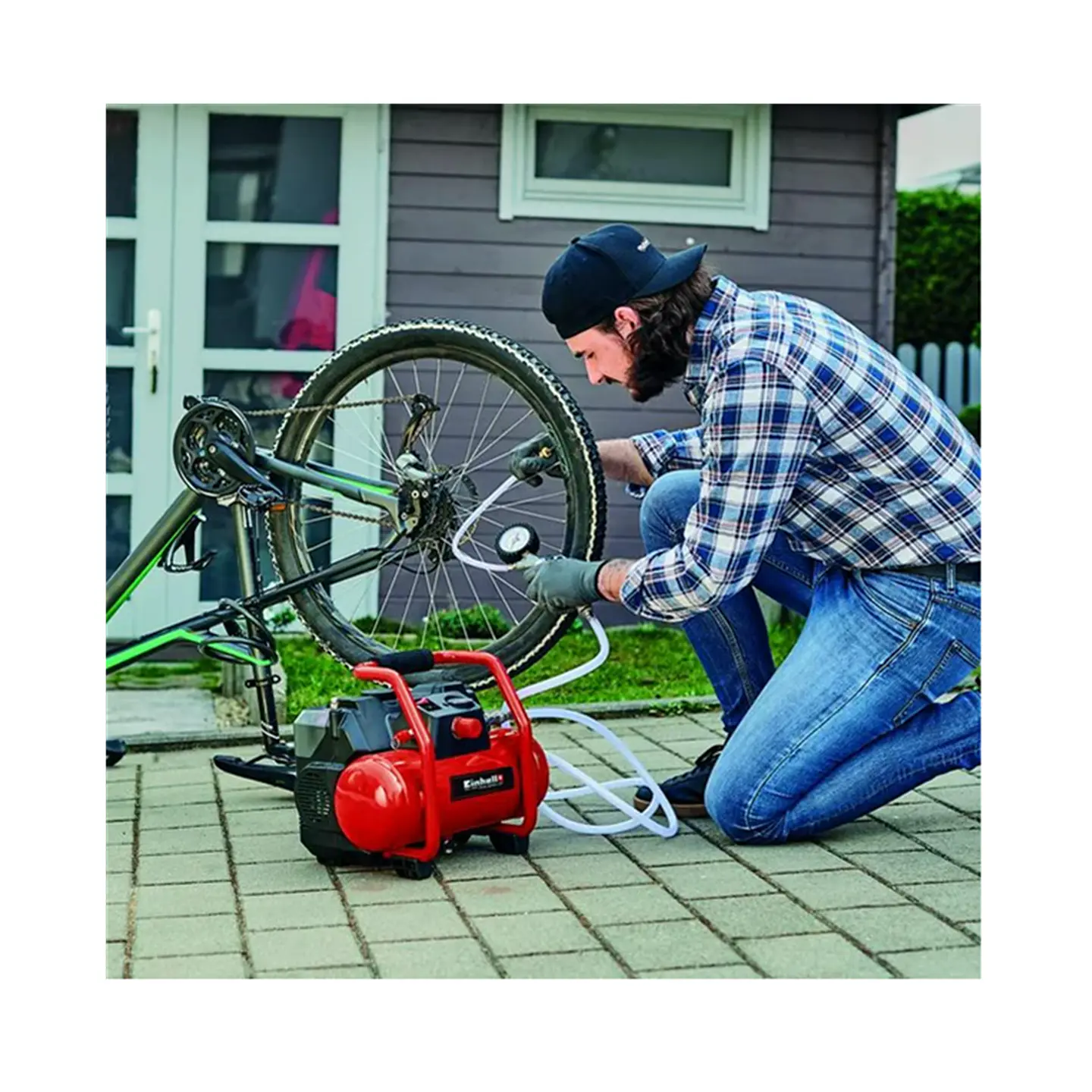 Compresor De Aire 6lts 36v Bat+ Cargador Einhell 4020450 3