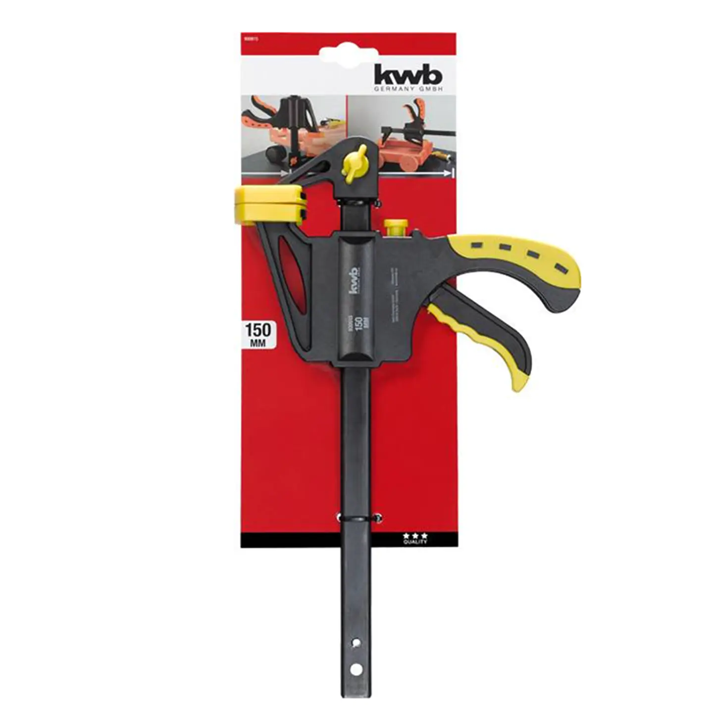 Prensa Rapida Madera Carpintero 150mm Kwb 930015 1