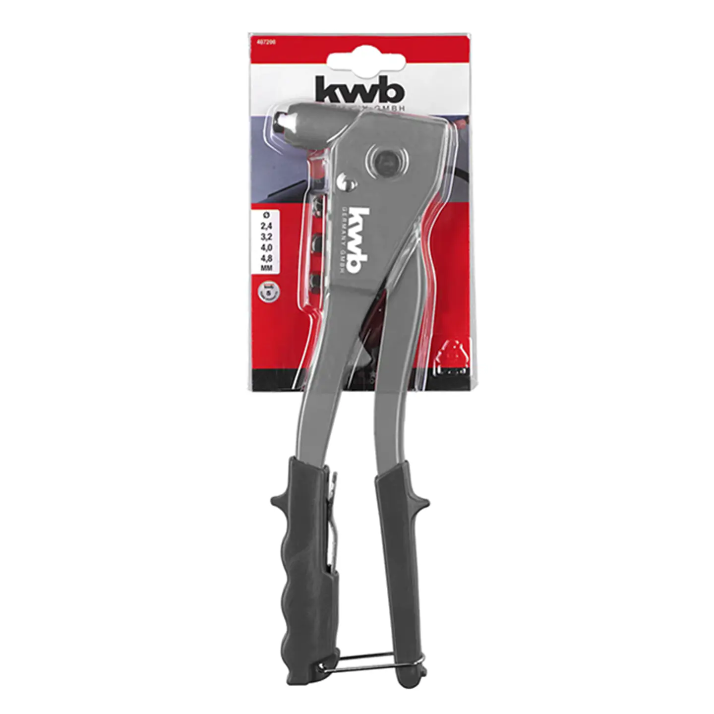 Remachadora Manual Mango Plástico Kwb 407200 2