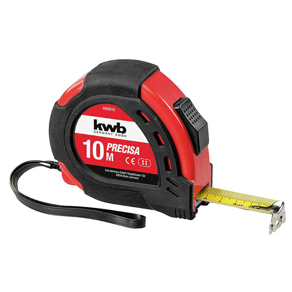 Cinta Huincha De Medir Metrica De Acero 10m Kwb 060810 1