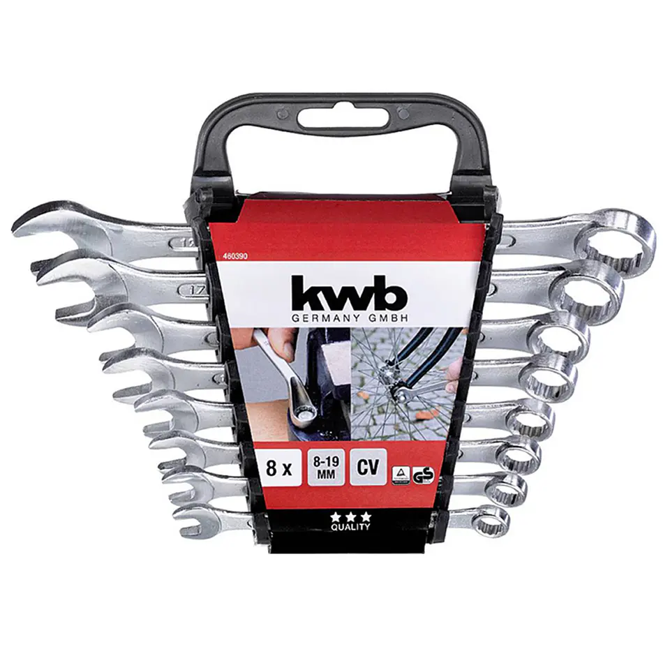 Juego De Llaves Punta Corona 8-19mm 8 Piezas Kwb 460390 1