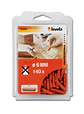 Tarugo de madera 6 x 30mm - 140 unidades kwb - Miniatura 2