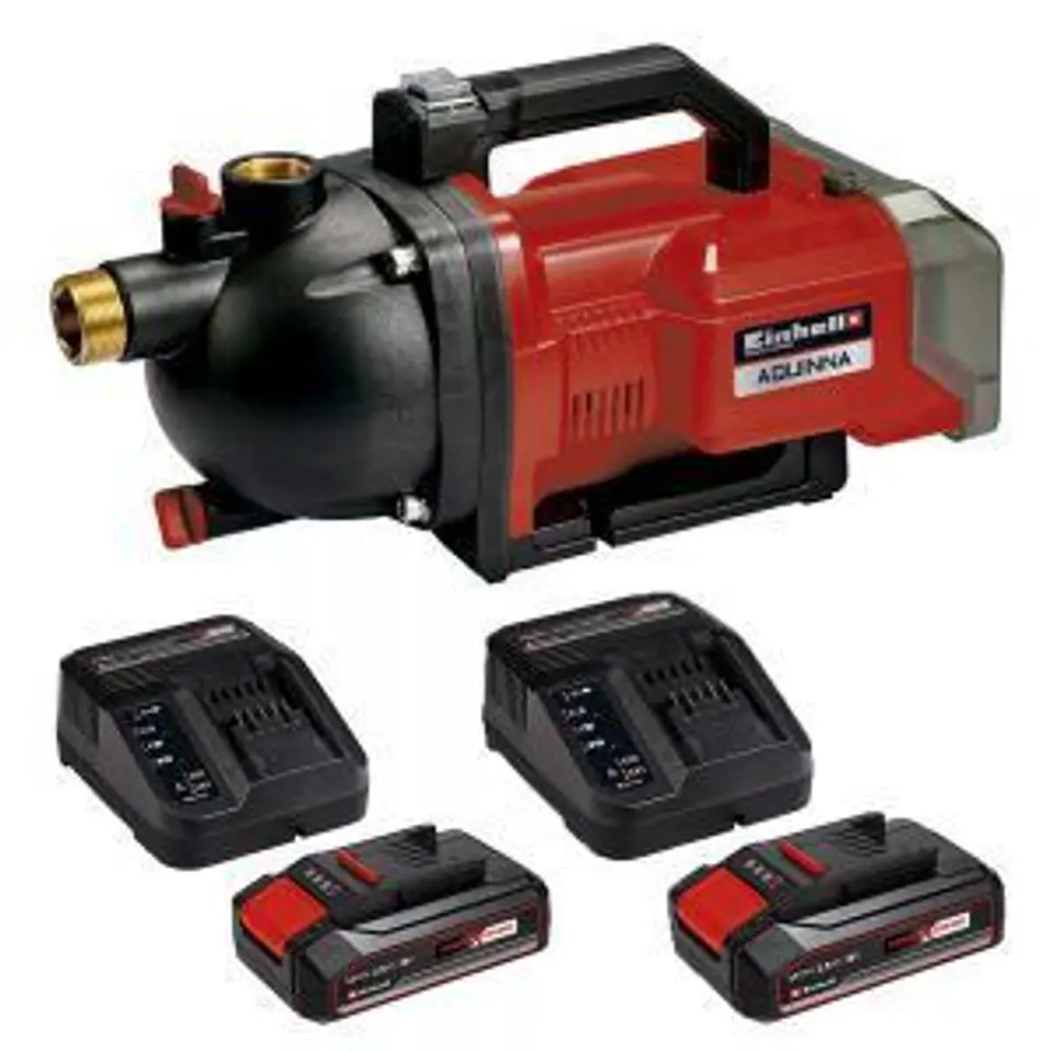 Bomba De Agua Jardin 36v Bat + Cargador Einhell 2