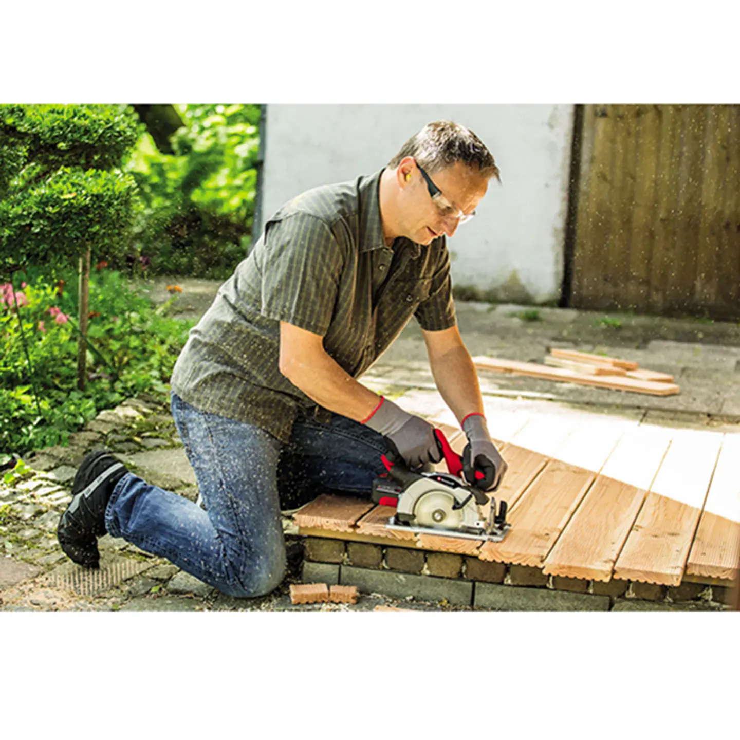 Sierra Circular 18v Bateria+ Cargador Einhell 3