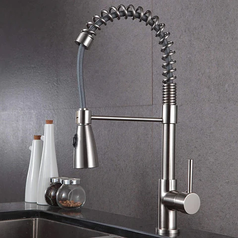Llave Monomando Lavaplatos Vertical Profesional