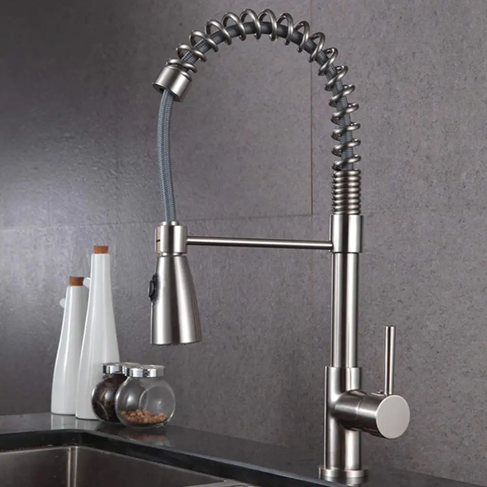Llave Monomando Lavaplatos Vertical Profesional 2
