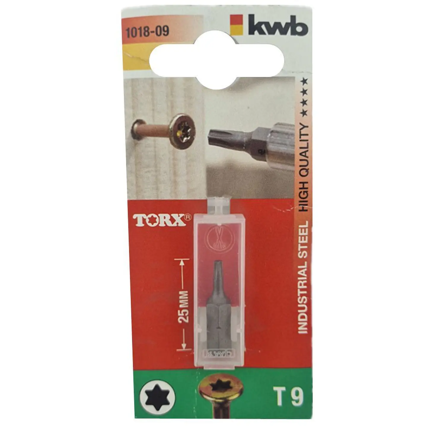 Punta Para Atornillador Torx T9 x 25 mm Kwb 101809 1