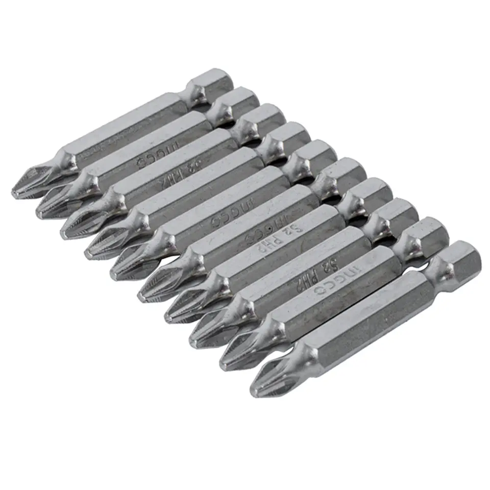 Puntas Phillips Hex S2 Ph2 10pcs Magnetico Ingco 2