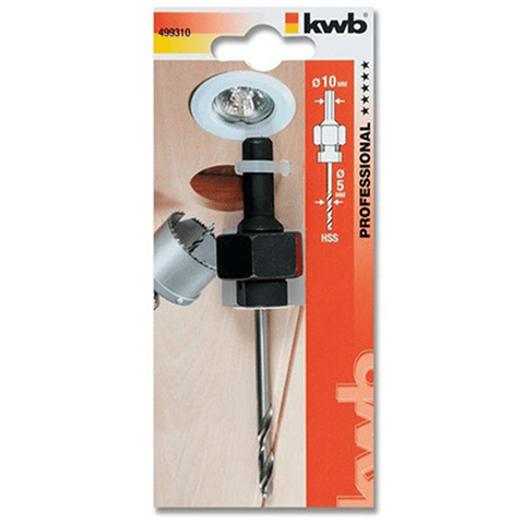 Adaptador Broca Guía 10 X 5 Mm P/ Sierra Copa Kwb