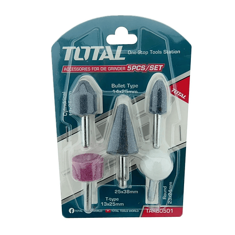 Piedras Montadas P/ Rectificadora 5 Pcs Akb0501