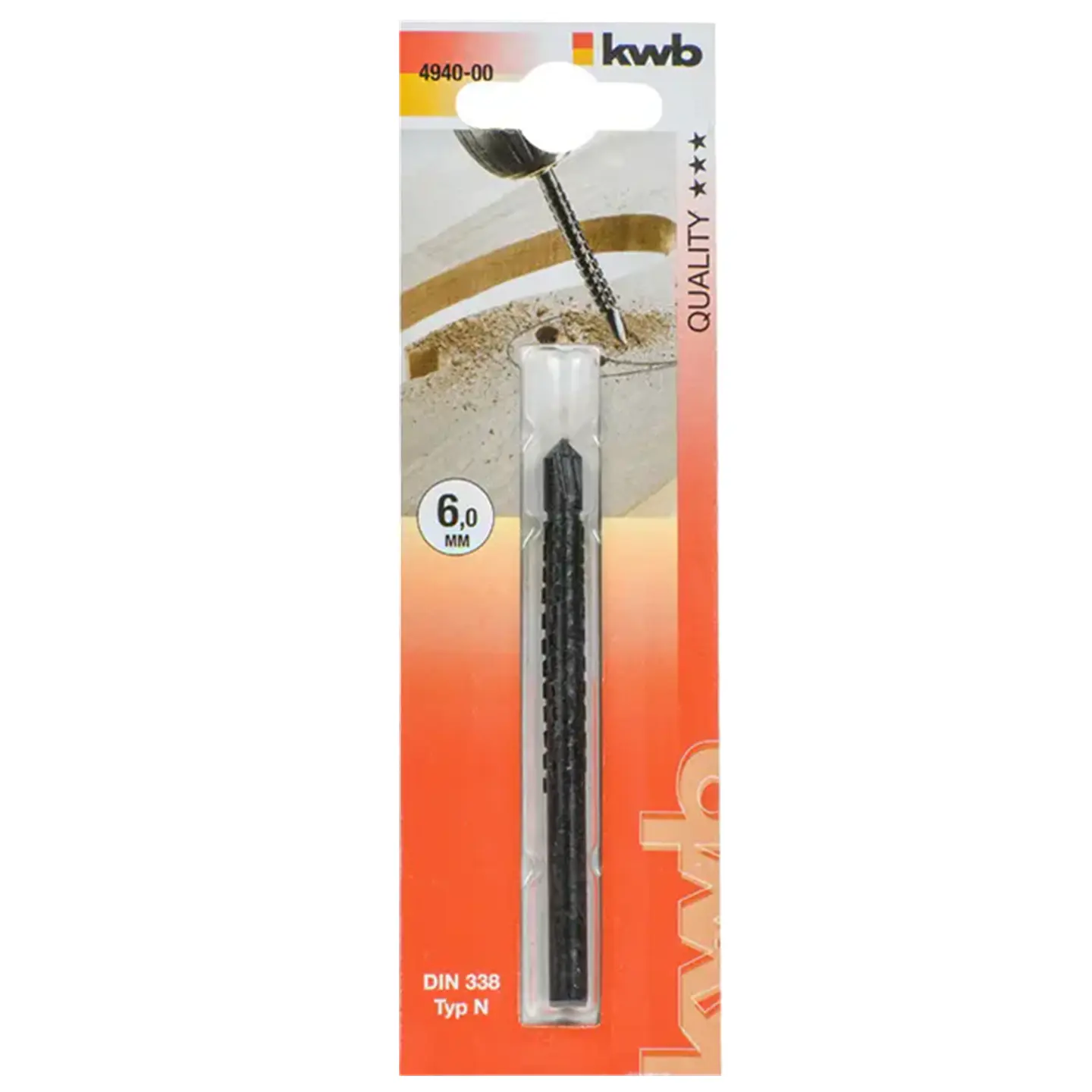 Broca Para Madera Escofina 6mm Kwb 494000 2