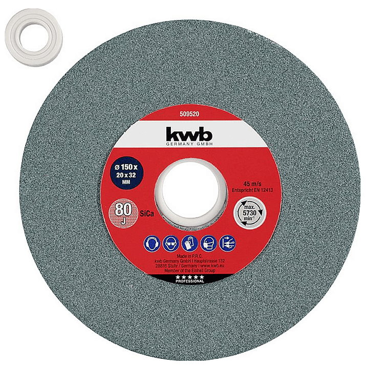 Piedra Para Esmeril De Banco 150x20x32mm Kwb 1