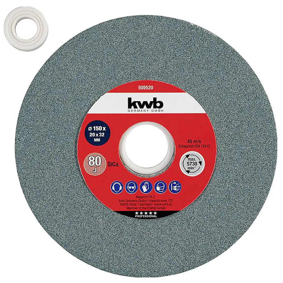 Piedra Para Esmeril De Banco 150x20x32mm Kwb 1