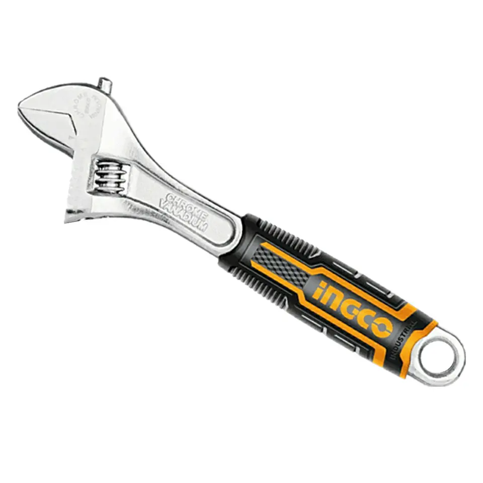 Llave Francesa Ajustable 10 Pulg Ingco Hadw131108 1