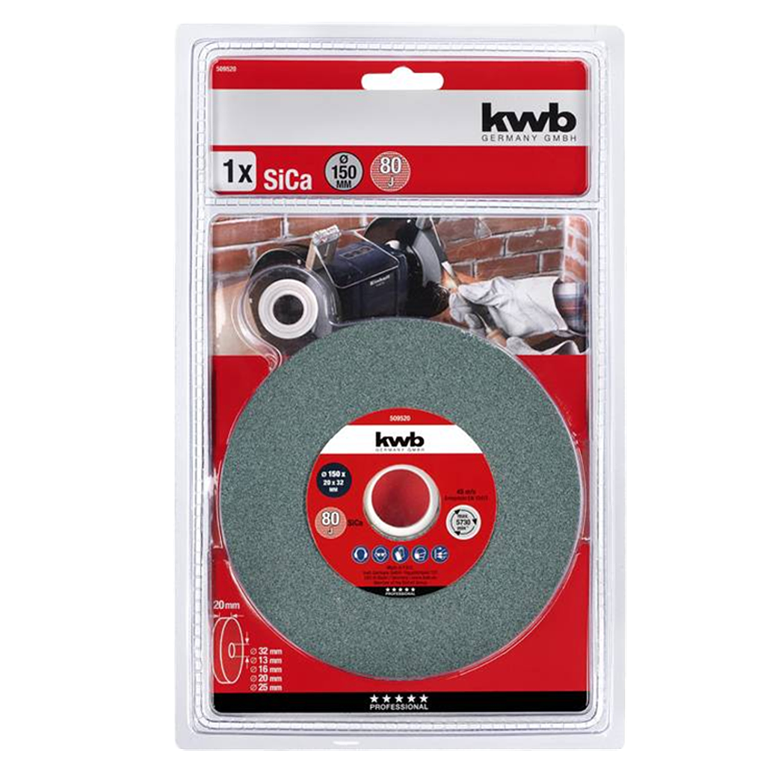 Piedra Para Esmeril De Banco 150x20x32mm Kwb 2