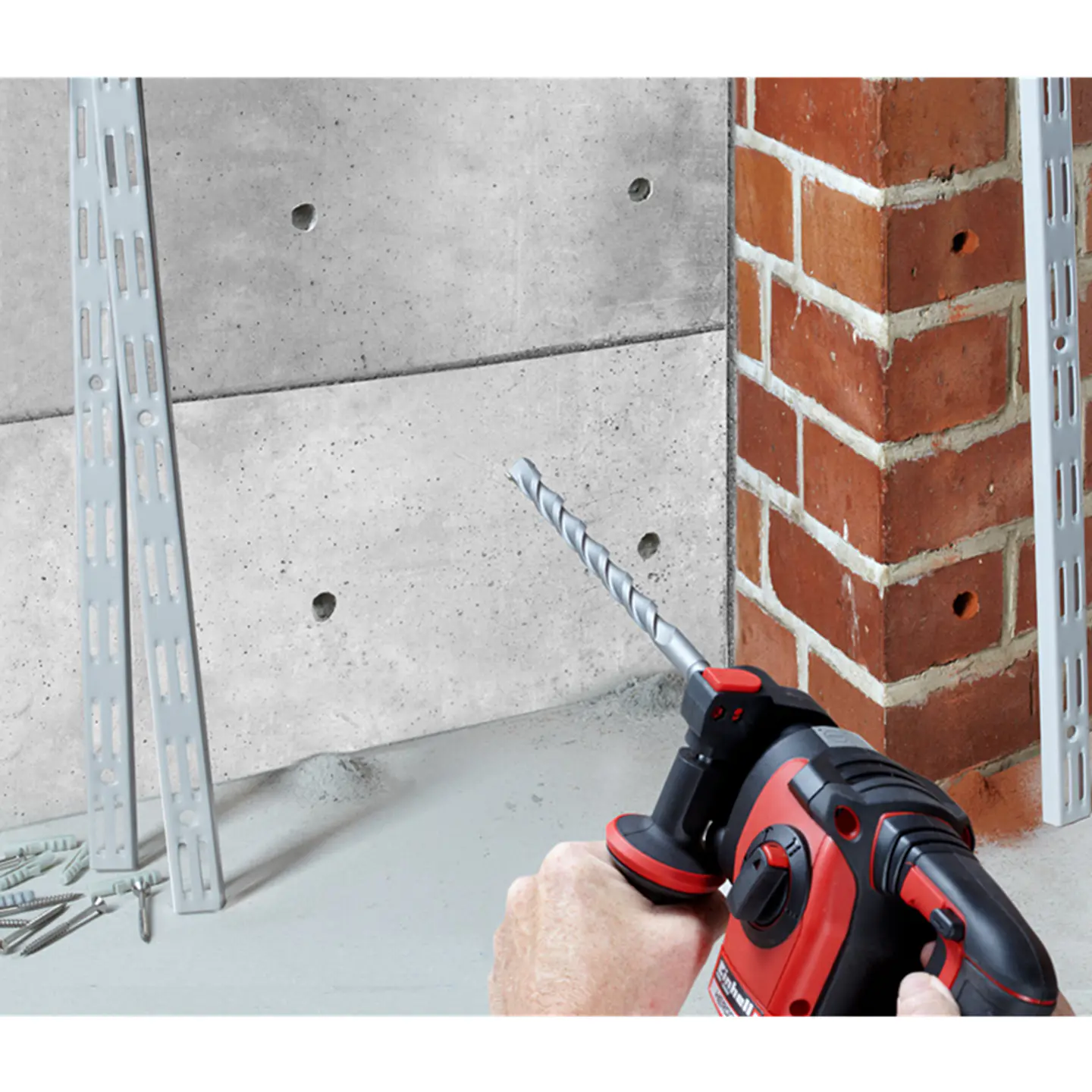 Set Broca P/ Rotomartillo Sds Plus 12 Piezas Kwb 4