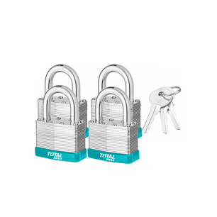 Juego 4 Candado De Seguridad 40 Mm Total Tlpk364004