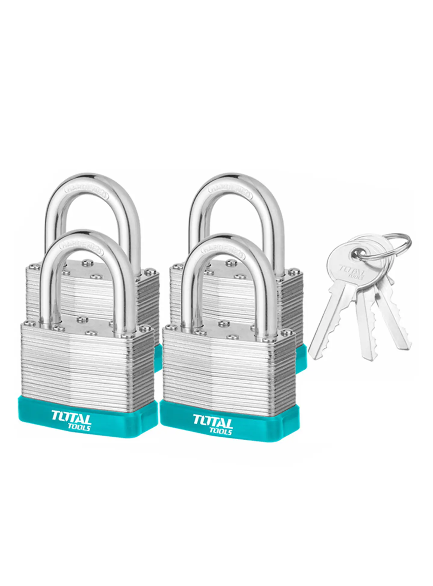 Juego 4 Candado De Seguridad 40 Mm Total Tlpk364004 1