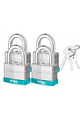 Juego 4 Candado De Seguridad 40 Mm Total Tlpk364004 - Miniatura 1