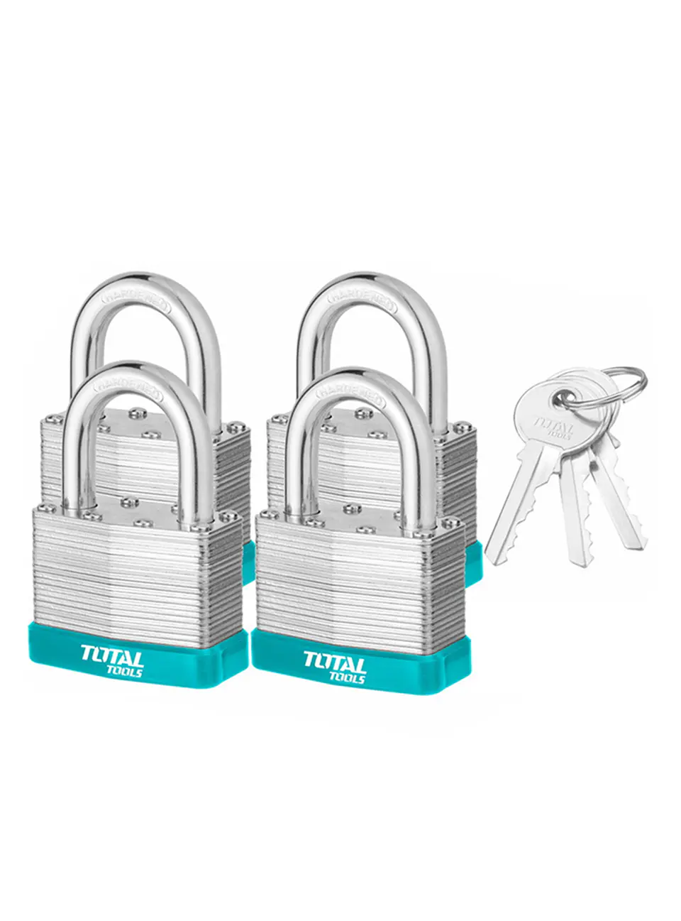 Juego 4 Candado De Seguridad 40 Mm Total Tlpk364004 1