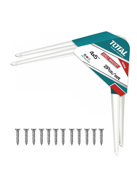 Soporte Escuadra Para Repisa Estante 4''x5'' 2 Unds Total