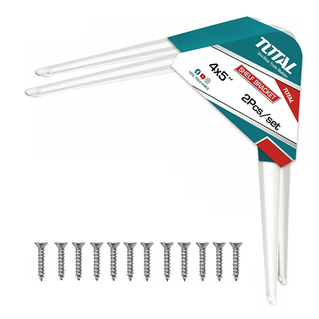 Soporte Escuadra Para Repisa Estante 4''x5'' 2 Unds Total 1