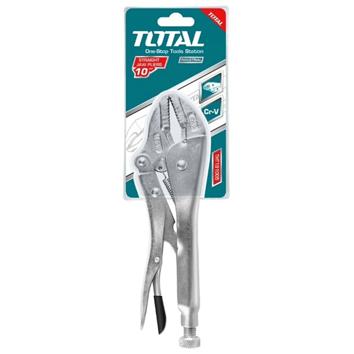 Alicate Caiman De Presion Boca Recta 10 PuLG Total Tht191005 2