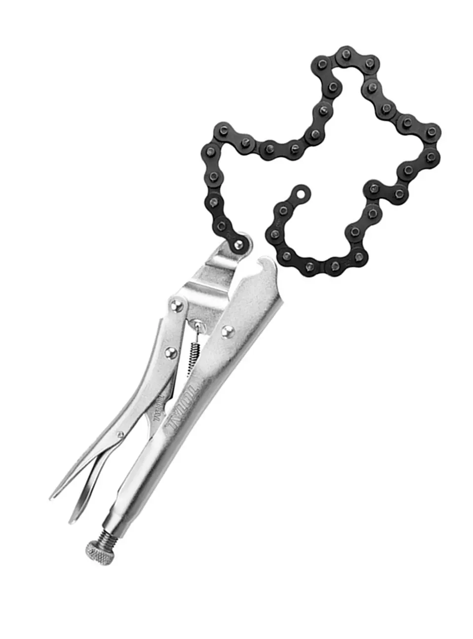 Alicate De Presion Caiman Tipo Cadena 10 Pulgadas Total 2