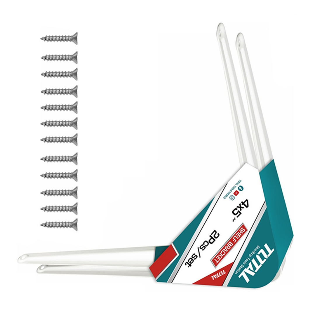 Soporte Escuadra Para Repisa Estante 4''x5'' 2 Unds Total 2