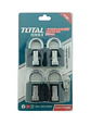 Juego 4 Candado De Seguridad 38 Mm Total Tlk31t4382 - Miniatura 2