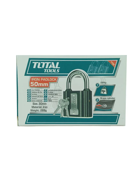Candado De Seguridad 50 Mm Con 3 Llaves Total Tlk31501
