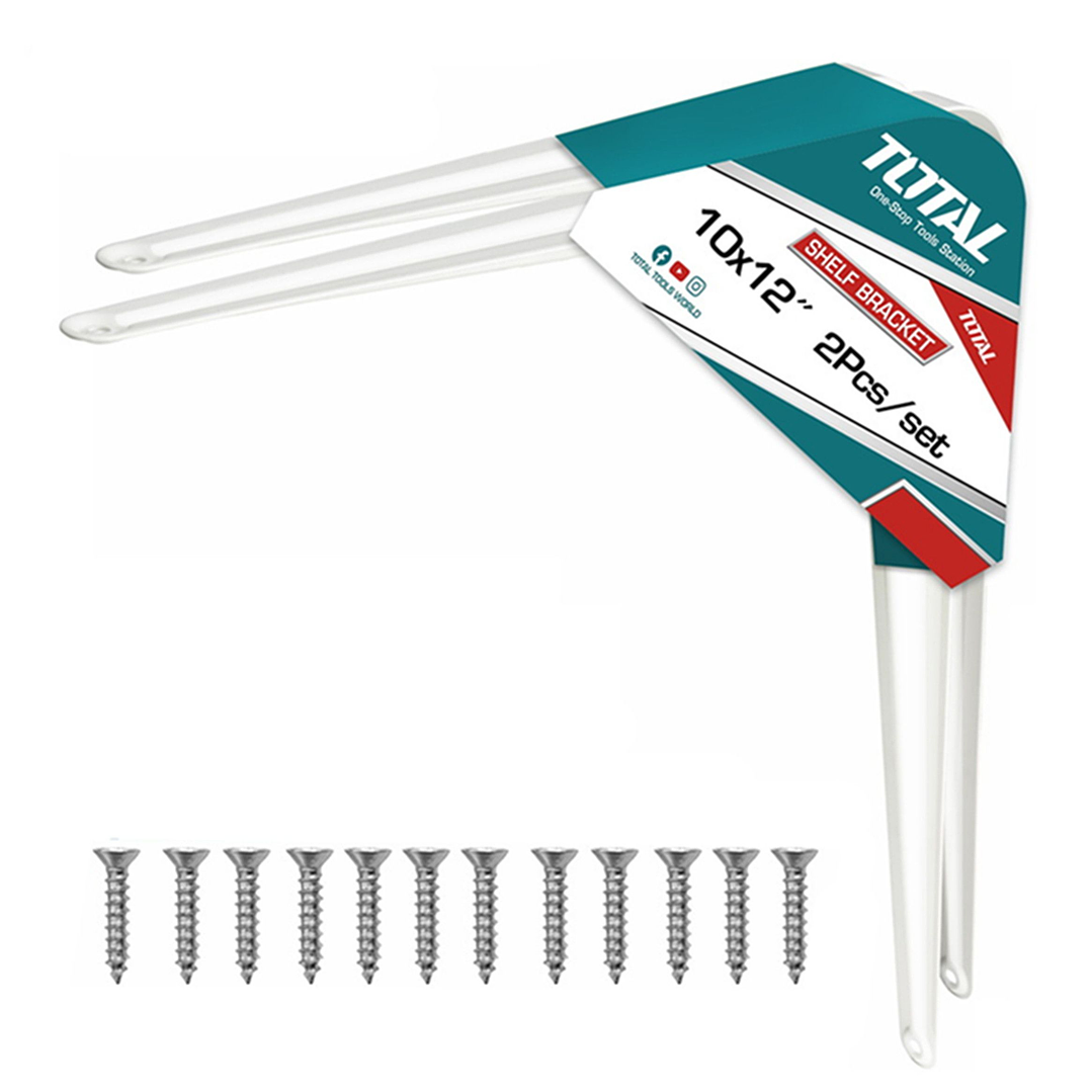Soporte Escuadra Para Repisa Estante 10''x12'' 2 Unds Total 1
